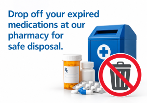 We take expired meds from you